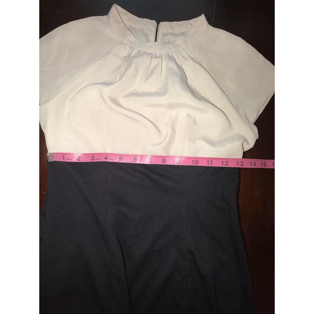 Mac + Jac Black Ivory Colorblock Mini Dress S - Picture 5 of 7